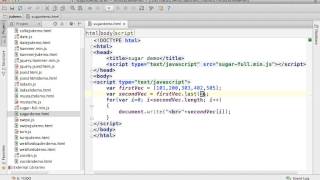 Simple Demo for Sugar.js