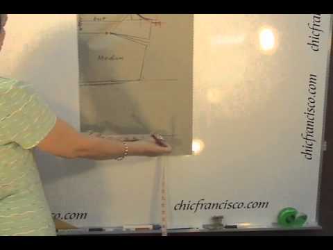 Lesson 2-1  Introduction Part 1a - Pattern Making of a Basic Dress with Waistline