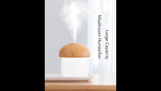 Mini Mushroom Humidifier Wood Grain Essential Oil Diffuser Usb Car Air Aromatherapy Diffuser