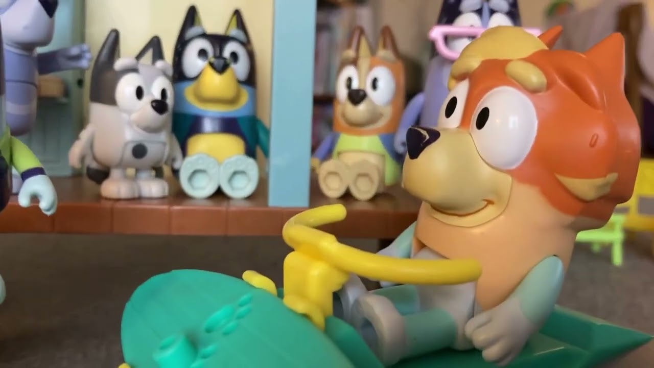 Лови волну, Блюи! Веселье на пляже с семьёй Хилер!