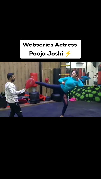 Actor Pooja Joshi Workout For New Webseries Agent Mona 2.0 🔥😍 #poojajoshi #webseriesactress #shorts