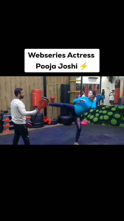 Actor Pooja Joshi Workout For New Webseries Agent Mona 2.0 🔥😍 #poojajoshi #webseriesactress #shorts