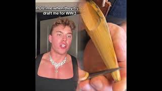 Strategy confuse them until they leave me alone 😭 #ww3 #comedy #army #dragqueen #dragtransformation
