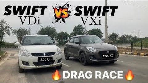 DRAG RACE: Swift VXi VS Swift VDi 🔥 |Most Demanded Race | Toughest Battle😨| Over-Confidence ले डूबा