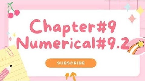 Chapter # 9 Numerical no.3  #university physics