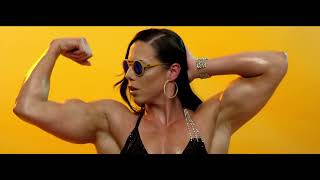 Tall Muscular Female Bodybuilder Maria Carolien Wattel Lifts Man Up Like Baby Lift And Carry