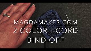 2 Color iCord Bind Off