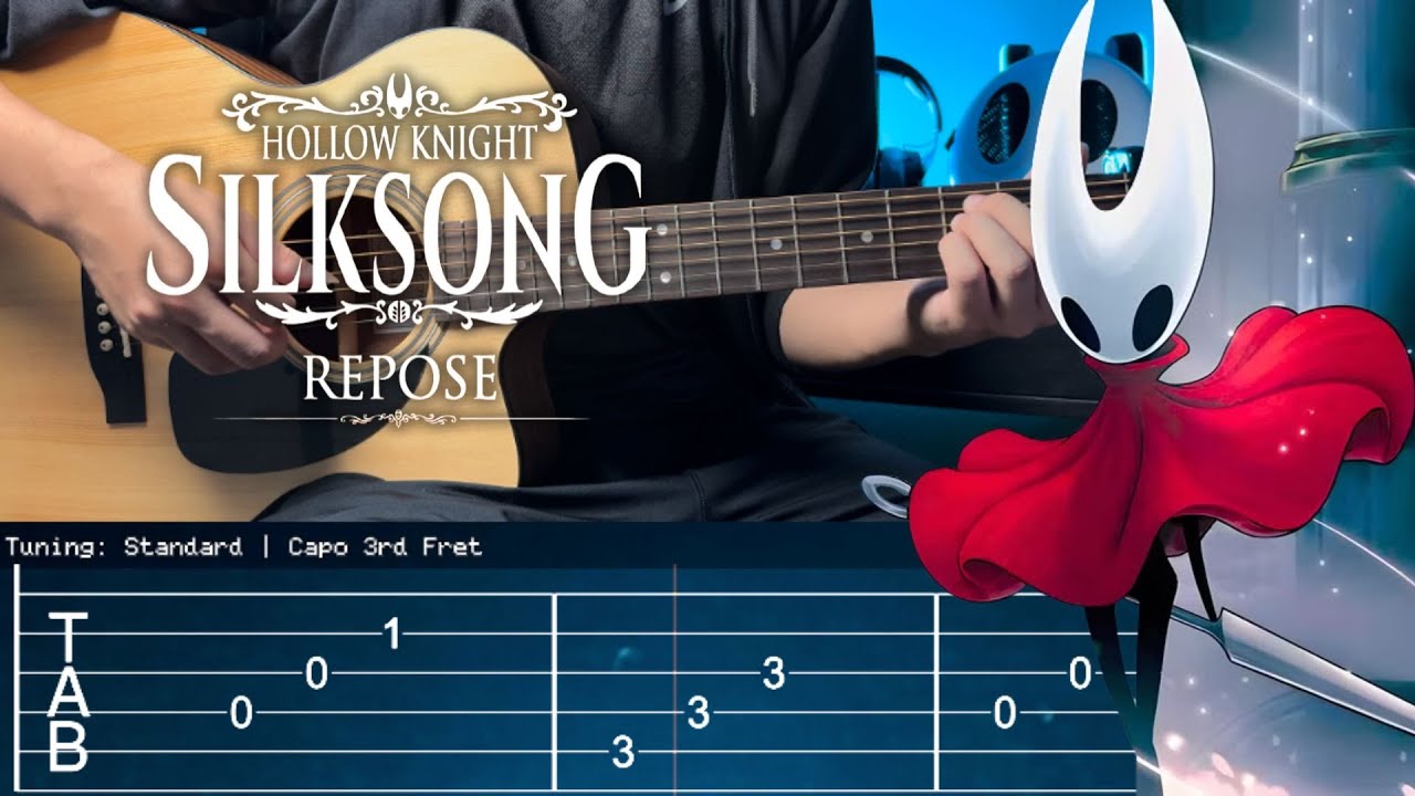 Repose - Hollow Knight: Silksong | Fingerstyle Guitar Cover + TAB