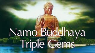 Namo Buddhaya | Namo Dharmaya | Namo Shanghaya | Triple Gems | Spiritual Awakening | positive vibes