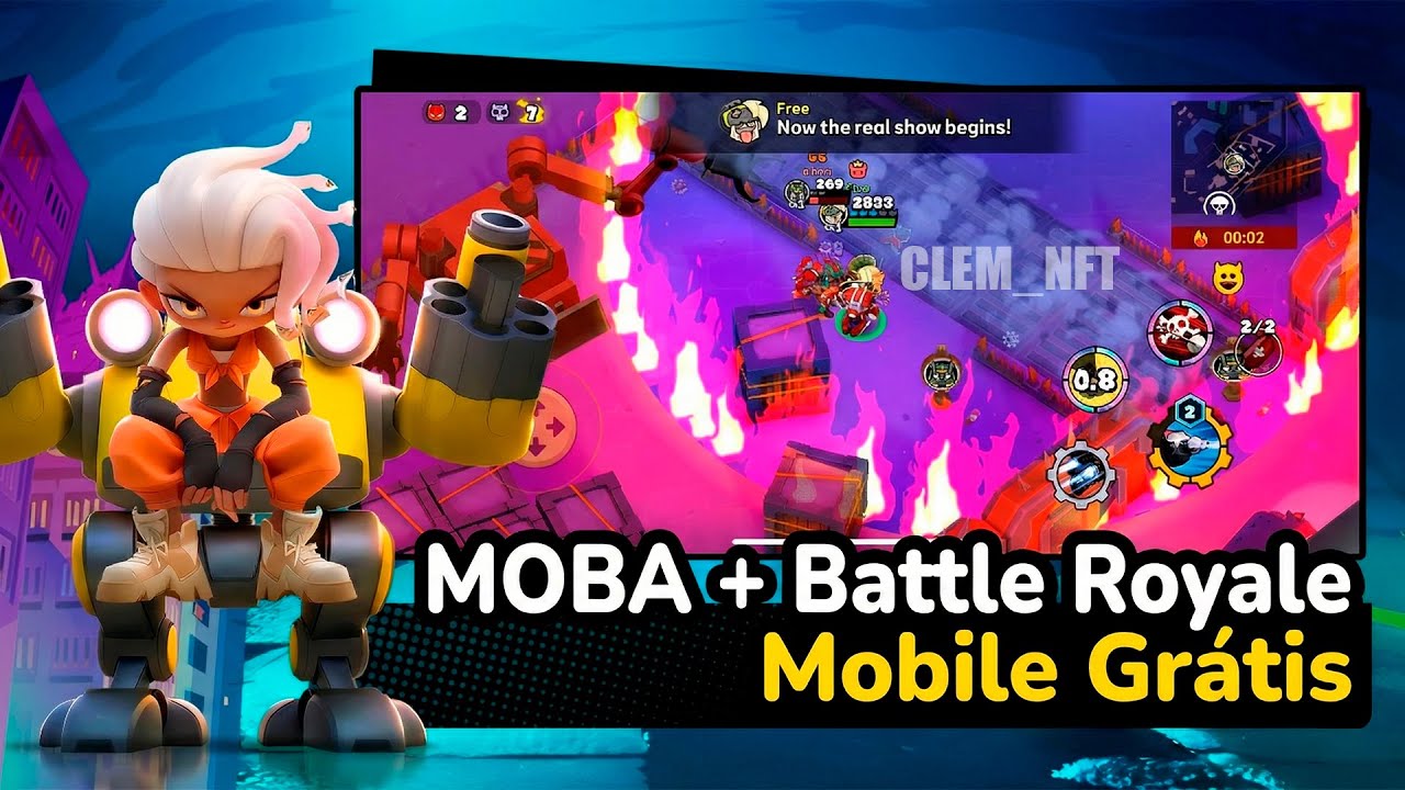 Esse Novo Jogo MOBA + Battle Royale Está VICIANO! (Android/iOS Gameplay)