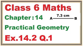 Ex.14.2 (Q.1) Chapter:14 Practical Geometry | Ncert Maths Class 6 | Cbse