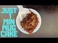 Just 1 Min Mug Cake | Nutella Mug cake in Microwave | Mug Brownie | Nivis Food