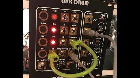 LINK DRUM Live Session #eurorack #drumsynth #modularsynth #diodac #linkdrum #makenoise