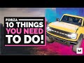 Forza Horizon 5: 10 Fun And Useful Things You Should Do | Forza Horizon 5 Beginners Guide