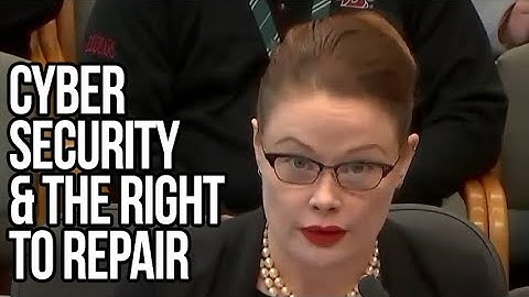 Cyber Security & the Right to Repair | Tarah Wheeler