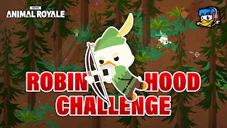 Robin Hood CHALLENGE (Bow ONLY) 🏹 | Super Animal Royale | LiamxF | #sar