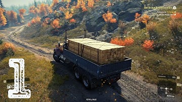 SNOWRUNNER PC Gameplay Walkthrough Part 1 - Old Bridge Construction