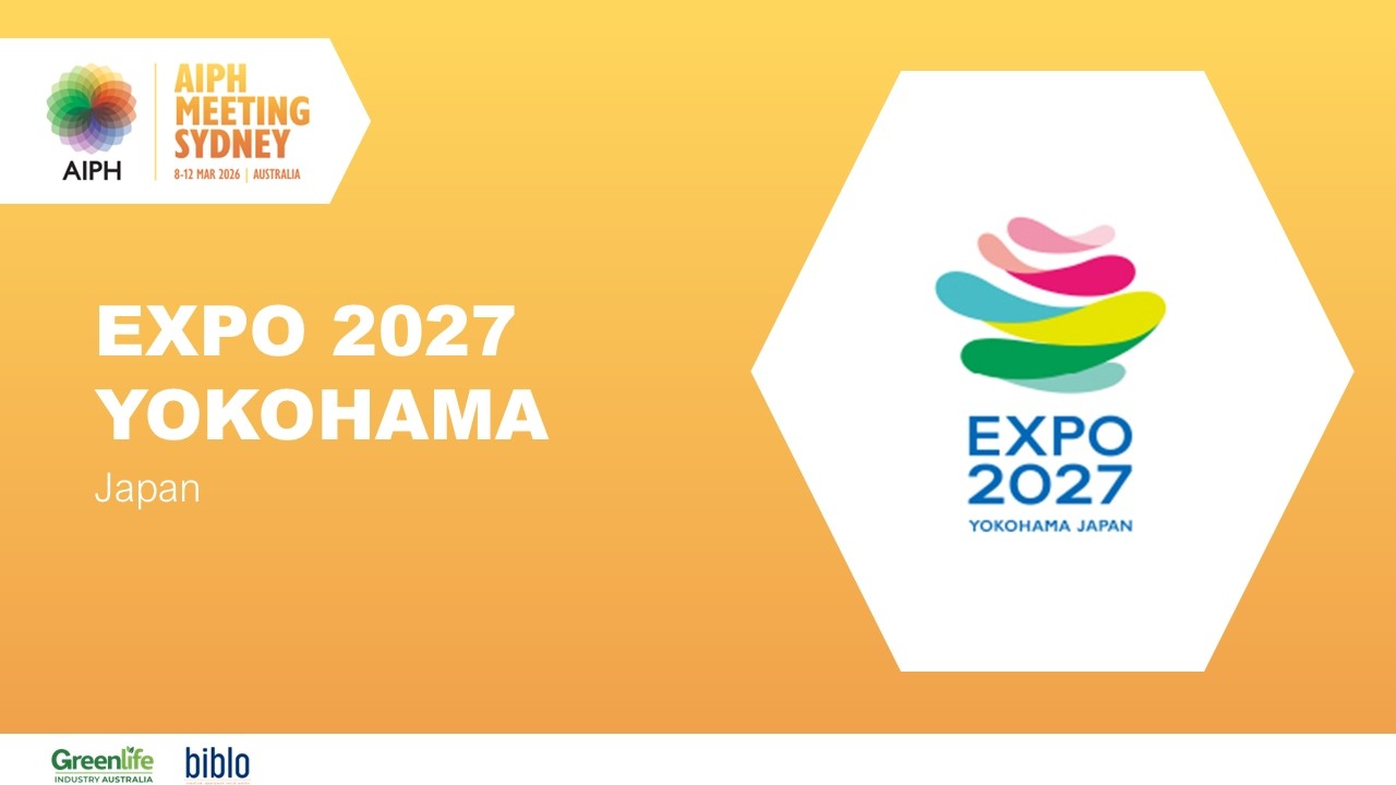 Expo 2027 Yokohama (GREENxEXPO) | AIPH Expo Conference - YouTube