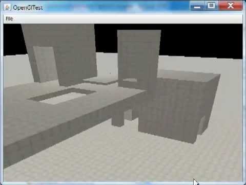 Java OpenGL 3D octree engine with real time map edition 2