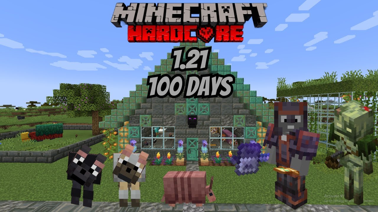 I Survived 100 Days in Minecraft Hardcore 1.21 Snapshot - YouTube