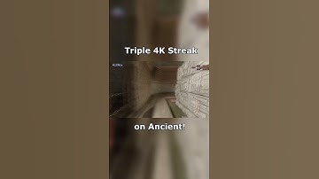 Triple 4K Streak on Ancient! 😳 #cs2 #csgo #shorts #ancient #4k #gamng #highlights #viral_video