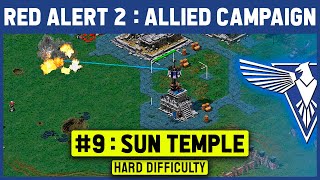 Red Alert 2 - Allied Mission 9 Sun Temple - Hard Difficulty - Under Par Time