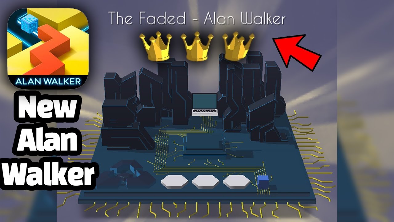 Dancing Line Alan Walker Faded