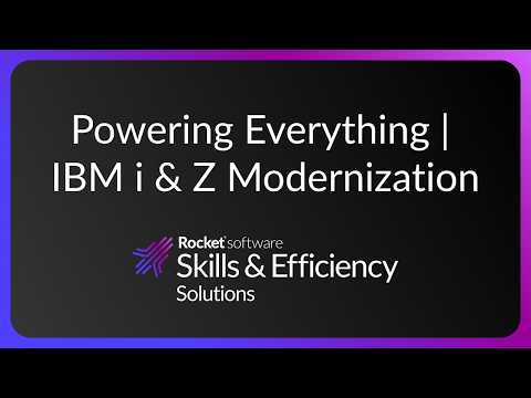 The Technology You Never See—Powering Everything | IBM i & Z Modernization