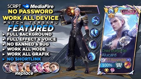 NEW! Script Skin Alucard Luckybox Child of the Fall No Password | Full Effect & Voice - Latest Patch