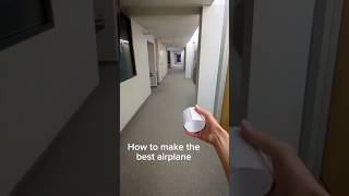 New circular paper glider, how to make paper plane, best and fastest flying paper plane #shorts