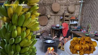 masak untuk pak tukang, semur tahu telur,sambel orek, Alhamdulillah semua suka, masakan desa