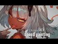 【speed painting】オリジナルイラスト「カフェイン」 Illustration Making【イラスト メイキング】