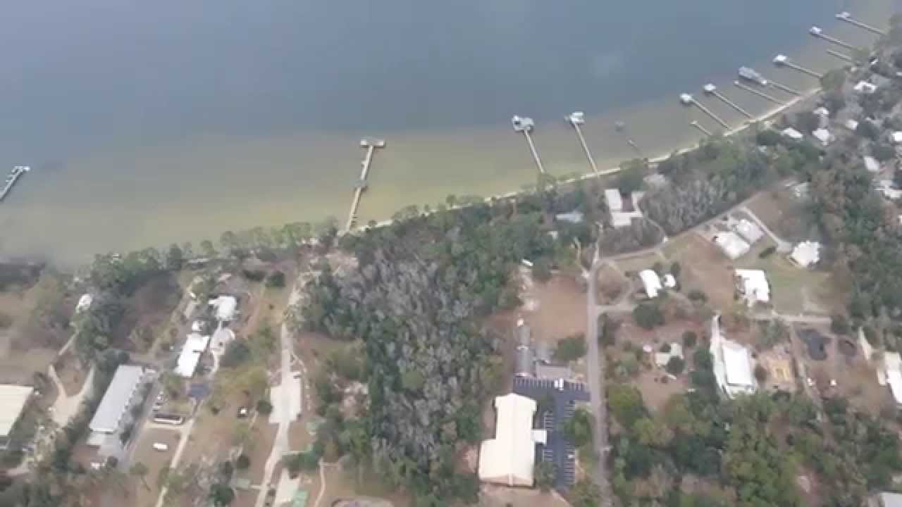 Aerial of Panama city beach