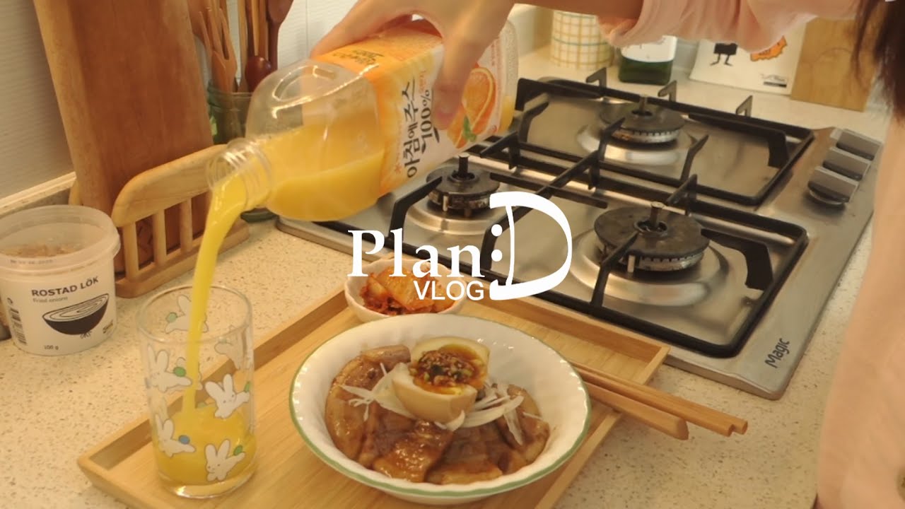 ENG│아파도 장봐서 더 잘먹는 자취일상. 바쁘게 일하고 놀고 배우기.그리고 스치듯 다녀온 제주│플랜디VLOG