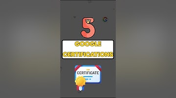 Top 5 Google Certifications in 2024! #certification