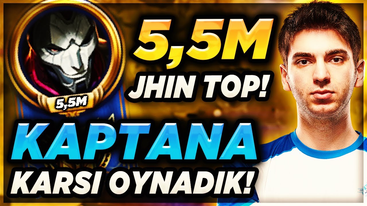 Crystal'a karşı oynadık! Takımımaysa 5,563,329 Ustalık Puanlı Top Lane Jhin geldi!