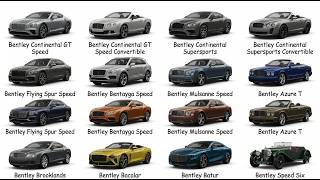 Every Bentley Speed Model Explained in 10 Min.