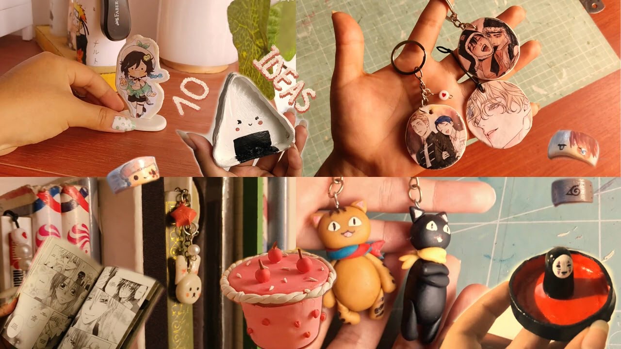 10 ideas con porcelana fría / air dry clay ideas 🐸🎨 ideas para decorar
