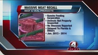 Feds warn of massive meat recall