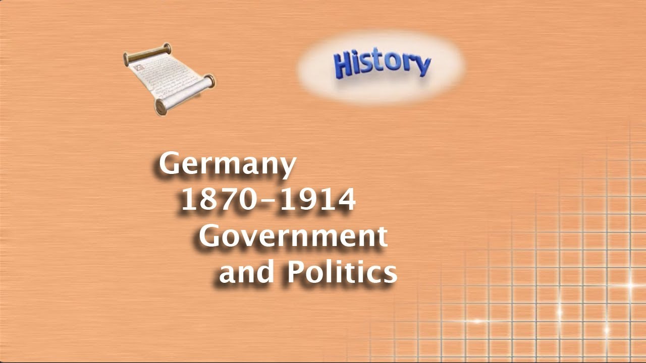 AS History Revision Germany 18701914 Government and Politics YouTube