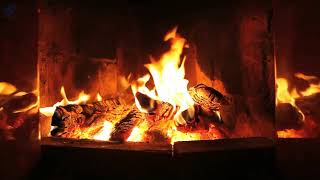 Cozy Fireplace With Relaxing Crackling Fire Sound (no music)