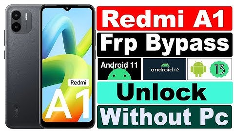 Redmi A1 2022 FRP bypass | mi A1 Frp bypass without pc 2023 trick |