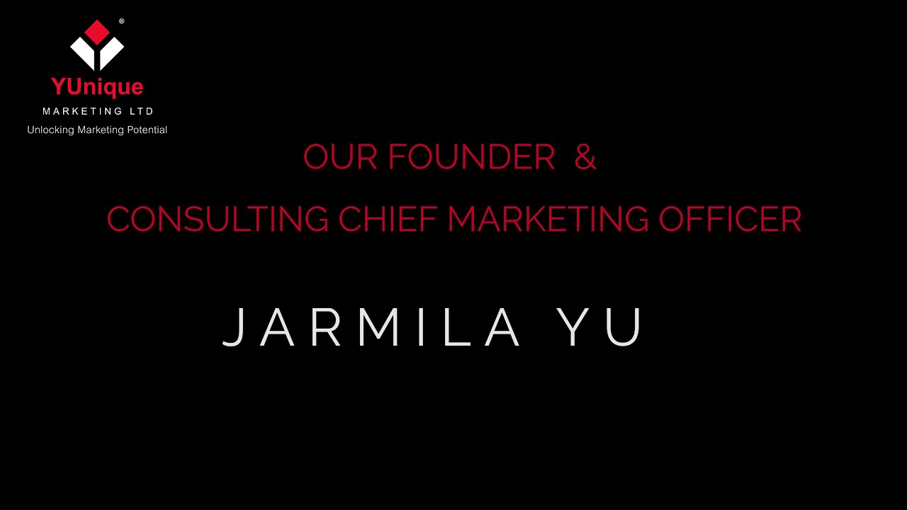 YUnique Marketing Ltd: Jarmila Yu, Founder (4K)