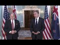 Secretary Blinken meets with New Zealand Foreign Minister Winston Peters