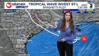 Watching a disturbance in the Gulf