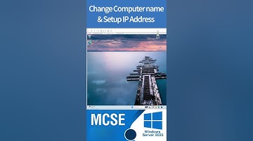 MCSE 2025 - Change Computer and Server Names and Setting Up IP Addresses #windows2025 #mcse