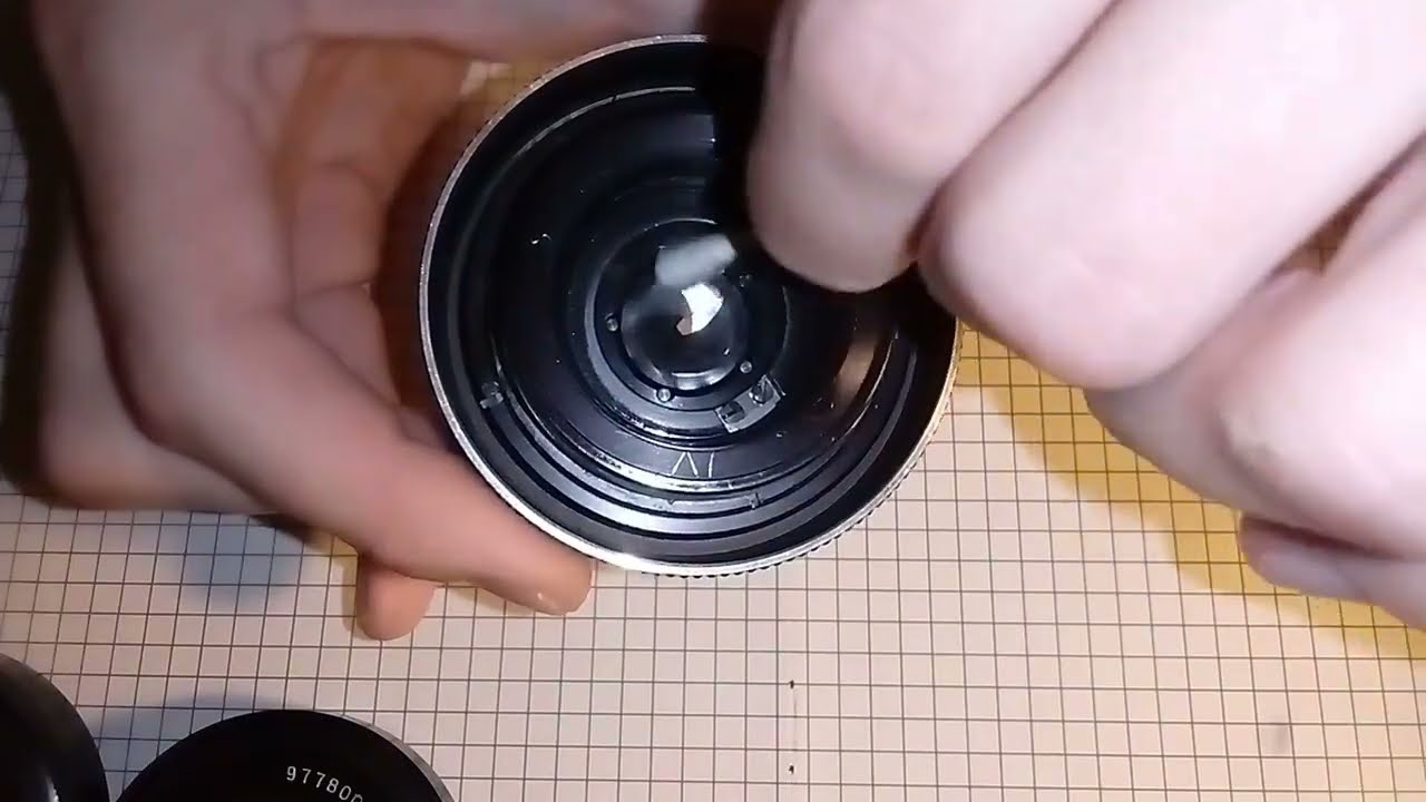 Zeiss Tessar 50mm f2,8 disassembly and cleaning