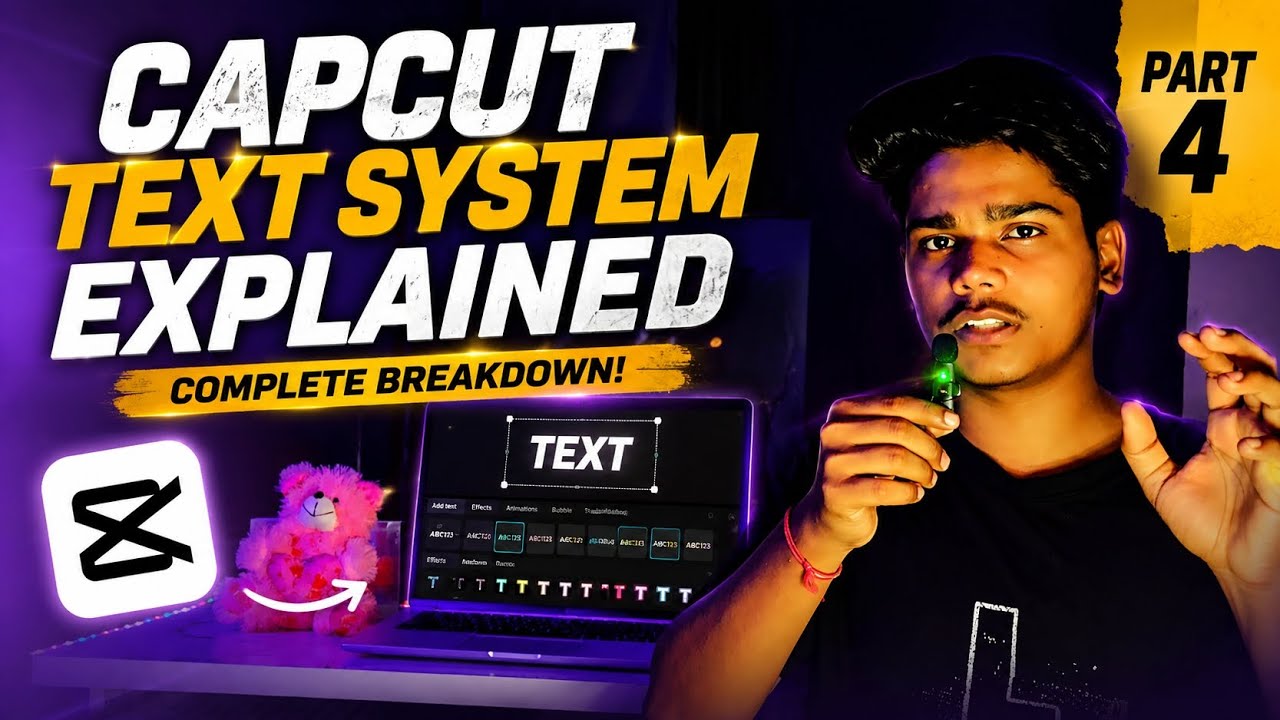 Clean Cap Cut Text Part 4 text system explained deeply Capcut #capcut #editing - YouTube
