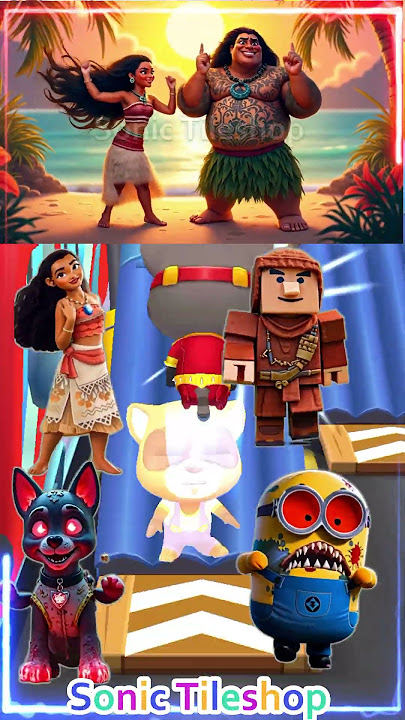 Disney Moana π Minecraft π Paw Patrol π MInions Exe - Coffin Dance