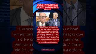 O BOM HUMOR EM MEIO ÀS AMEAÇAS! Flávio Dino faz piada com Gilmar Mendes “Ele vai primeiro” 😂